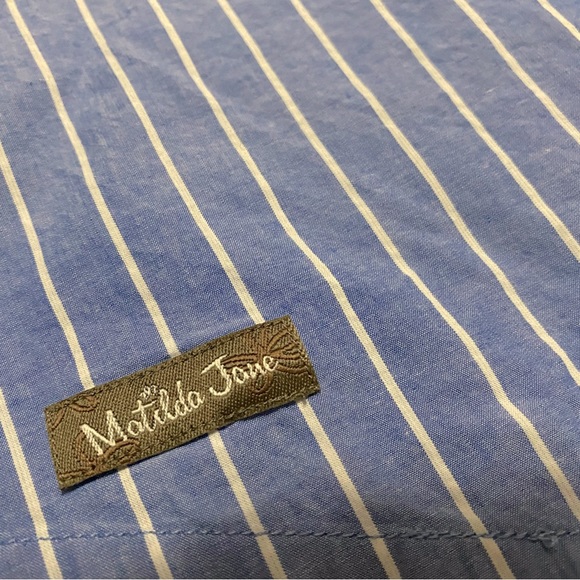 NWT Matilda Jane Blue Stripe Sandy Seashell Cover-Up XS - Picture 7 of 7